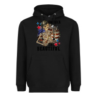 Black America the beautiful 4th of july Heavyweight Hoodie - CowGirlArtShop