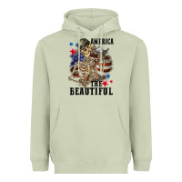 Matcha America the beautiful 4th of july Heavyweight Hoodie - CowGirlArtShop