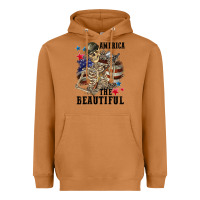 Meerkat America the beautiful 4th of july Heavyweight Hoodie - CowGirlArtShop