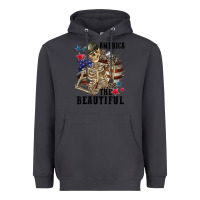 Smoke America the beautiful 4th of july Heavyweight Hoodie - CowGirlArtShop