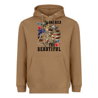 Toasted Coconut America the beautiful 4th of july Heavyweight Hoodie - CowGirlArtShop