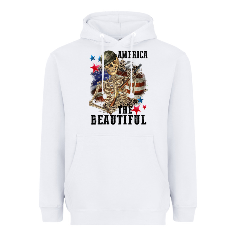 America The Beautiful 4th Of July Heavyweight Hoodie by CowGirlArtShop | Teevron