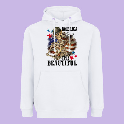 America The Beautiful 4th Of July Heavyweight Hoodie Designed By Cowgirlartshop