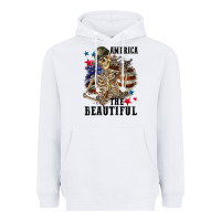 White America the beautiful 4th of july Heavyweight Hoodie - CowGirlArtShop