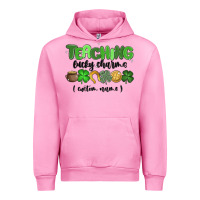 Fuchsia Pink teaching lucky charms Urban Hoodie - MaliasSmallBusiness