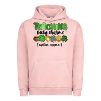 Pigment Salmon teaching lucky charms Urban Hoodie - MaliasSmallBusiness