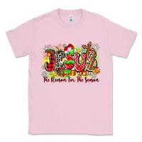 Bubblegum Pink jesus the reason for the season Classic Tee - Zillion Design Studio