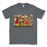 Charcoal Heather jesus the reason for the season Classic Tee - Zillion Design Studio