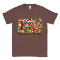 Chestnut jesus the reason for the season Classic Tee - Zillion Design Studio
