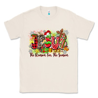 Natural jesus the reason for the season Classic Tee - Zillion Design Studio