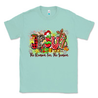 Seafoam jesus the reason for the season Classic Tee - Zillion Design Studio