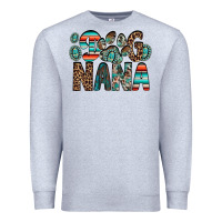 Heather Grey dog nana Premium Sweatshirt - RacoonDesign