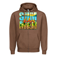 Chestnut summer vibes Zipper Hoodie - Zillion Design Studio