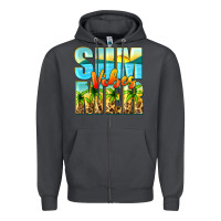 Smoke summer vibes Zipper Hoodie - Zillion Design Studio