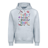 Heather Grey social worker Urban Hoodie - MaliasSmallBusiness