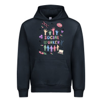 Navy social worker Urban Hoodie - MaliasSmallBusiness