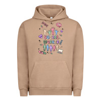 Pigment Burro social worker Urban Hoodie - MaliasSmallBusiness