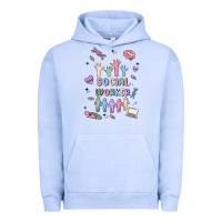 Pigment Grape Ice social worker Urban Hoodie - MaliasSmallBusiness