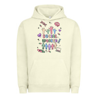Pigment Pistachio social worker Urban Hoodie - MaliasSmallBusiness