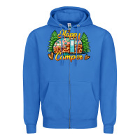 Happy Camper Zipper Hoodie | Teevron