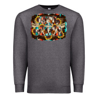 Charcoal Heather girl mama Premium Sweatshirt - RacoonDesign
