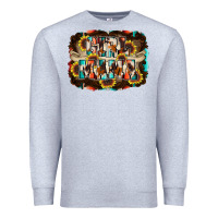 Heather Grey girl mama Premium Sweatshirt - RacoonDesign