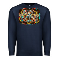 Navy girl mama Premium Sweatshirt - RacoonDesign