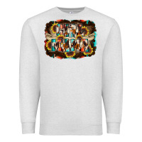 Oatmeal Heather girl mama Premium Sweatshirt - RacoonDesign