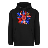 Black America sunflower Heavyweight Hoodie - Neo Western