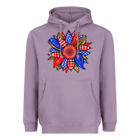 Lavender America sunflower Heavyweight Hoodie - Neo Western