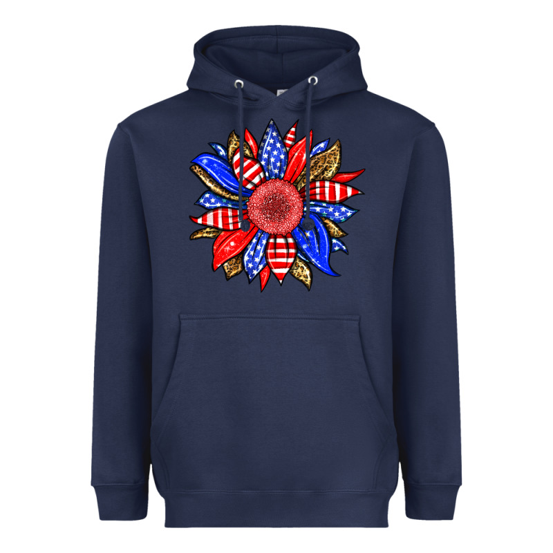America Sunflower Heavyweight Hoodie by Neo Western | Teevron