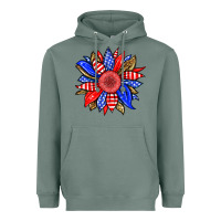 Sage America sunflower Heavyweight Hoodie - Neo Western