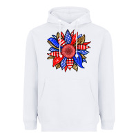 White America sunflower Heavyweight Hoodie - Neo Western