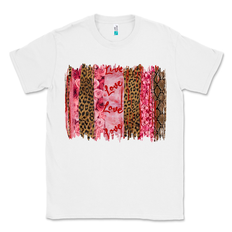 Valentine's Day Love Brushstrokes Classic Tee by RanaPortraitStore | Teevron