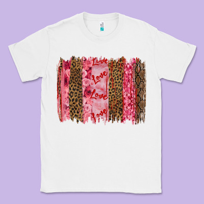 Classic Tee valentine's day love brushstrokes