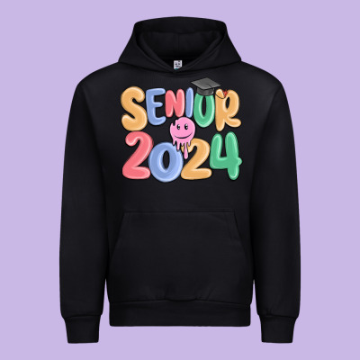 Senior 2024 Urban Hoodie Designed By Maliassmallbusiness