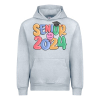 Heather Grey senior 2024 Urban Hoodie - MaliasSmallBusiness
