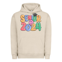 Pigment French Oak senior 2024 Urban Hoodie - MaliasSmallBusiness