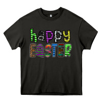 Asphalt Happy Easter Heavy Core Tee - CowhideDigitalArt