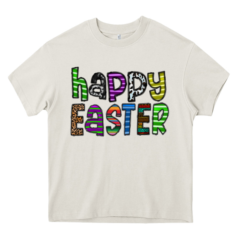 Happy Easter Heavy Core Tee by CowhideDigitalArt | Teevron