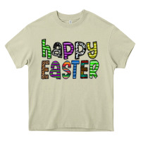Mossy Happy Easter Heavy Core Tee - CowhideDigitalArt