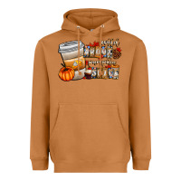 Meerkat wild about pumpkin spice Heavyweight Hoodie - CowhideDigitalArt