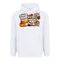 White wild about pumpkin spice Heavyweight Hoodie - CowhideDigitalArt