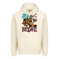 Tofu be mine cowboy rodeo valentines day Premium Hoodie - Jasminsmagicworld