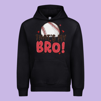 That's My Bro Urban Hoodie Designed By Maliassmallbusiness