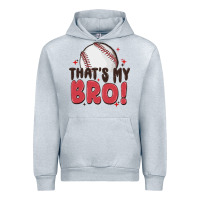Heather Grey that's my bro Urban Hoodie - MaliasSmallBusiness