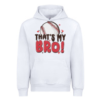 White that's my bro Urban Hoodie - MaliasSmallBusiness