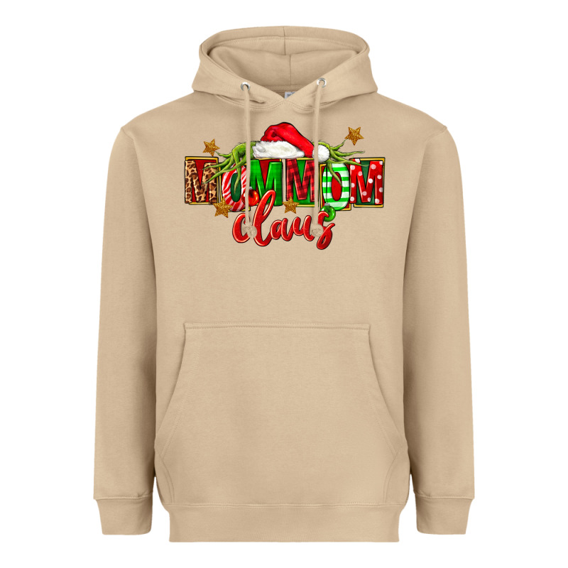Christmas Mom Mom Claus Heavyweight Hoodie by FaDigitalArtStudio | Teevron