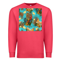 Cardinal poultry animals seamless pattern Premium Sweatshirt - HRA Design Shop