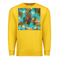 Lemon poultry animals seamless pattern Premium Sweatshirt - HRA Design Shop